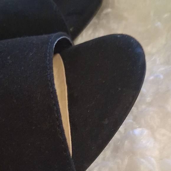 Cato Black and Cream Patterned Wedges Size 10 M - Picture 15 of 16